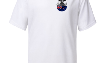 T Shirt with Cook & New Zealand Bunting